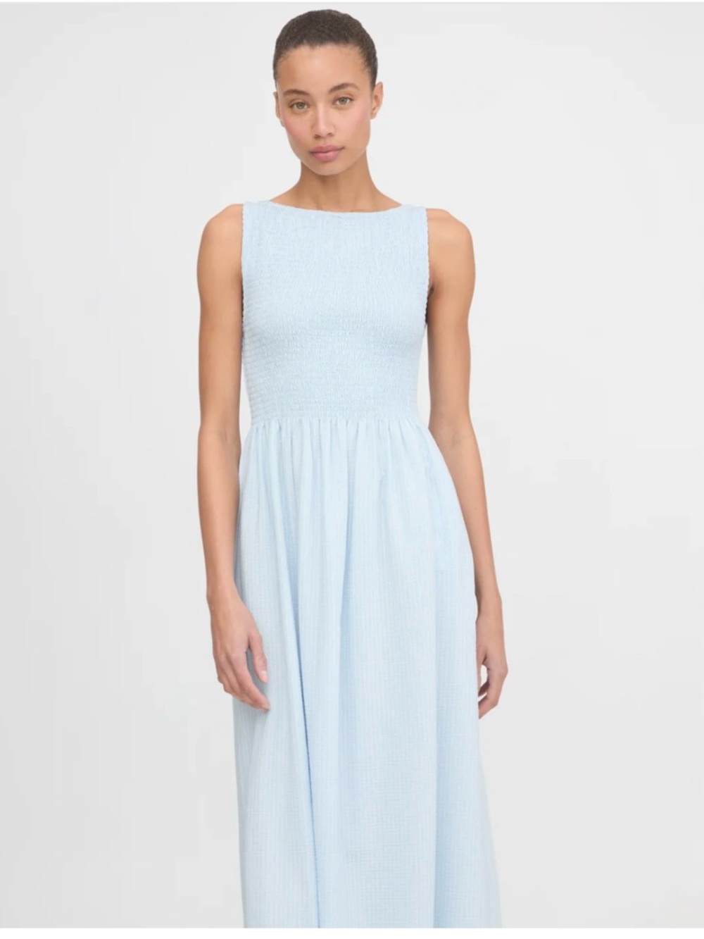 Hill House white Eyelet smocked Nap Dress - Picture 13 of 13